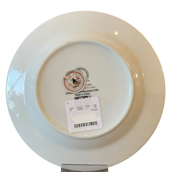 Peter Rabbit Salad Plates Spring Garden The World Of Beatrix Potter 8" Set 4 New - Picture 11 of 16